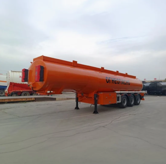 3 Axle  42m3 Aluminum Fuel Tank Semi Trailer